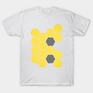 Yellow Honeycomb T-Shirt